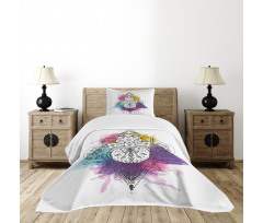 Hamsa Triangle Art Bedspread Set