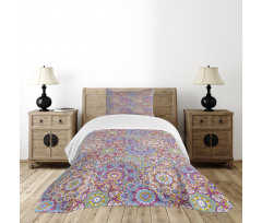 Colorful Mandala Paisley Bedspread Set