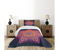 Geometric Tibetan Mandala Bedspread Set