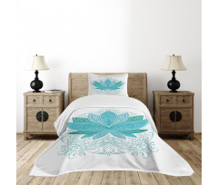 Mehndi Lotus Bedspread Set