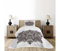 Floral Tattoo Art Bedspread Set