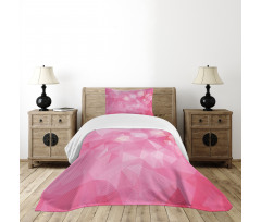 Mosaic Fractal Style Bedspread Set