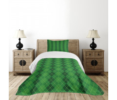Tartan Inspired Plaid Bedspread Set