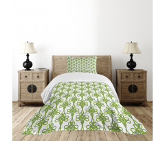 Entangled Clover Leaves Bedspread Set