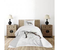 Dog Sketch Art Bedspread Set