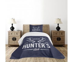 Deer Hunter Club Bedspread Set