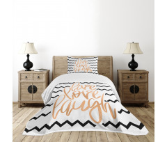 Chevron Art Bedspread Set