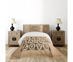 Grungy Vintage Bedspread Set