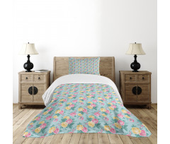 Summer Roses Bridal Bedspread Set