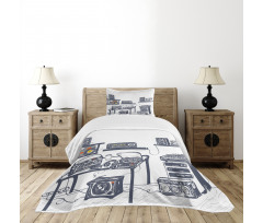 Music Devices Turntable Bedspread Set