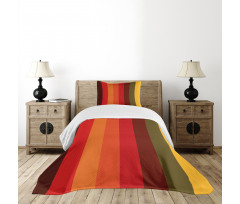 Vertical Striped Bedspread Set