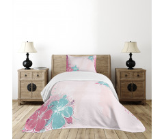 Bouquet of Hibiscus Art Bedspread Set