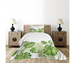 Foliage Swirls Botanic Bedspread Set