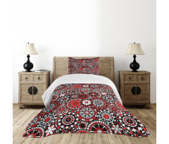 Flower Mosaic Bedspread Set