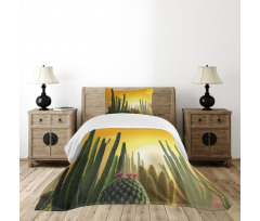 Sunset Desert Ecology Bedspread Set