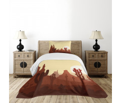 Arid Country Eco Sunset Bedspread Set