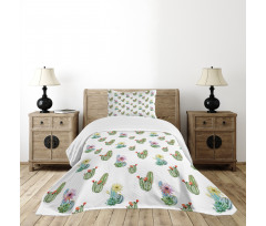 Hawaiian Bouquet Vintage Bedspread Set