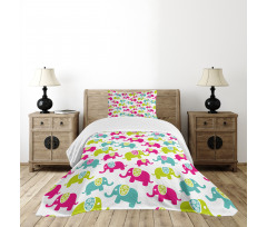 Joyous Cartoon Bedspread Set