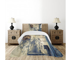 Wrecked Wall Bedspread Set