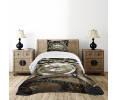 Aged Gears Bedspread Set