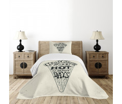 Cool Ice Cream Bedspread Set