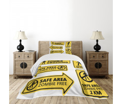 Safe Area Zone Bedspread Set