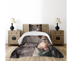 Creepy Look Killer Bedspread Set