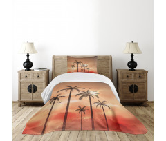 Palms Dramatic Sky Bedspread Set