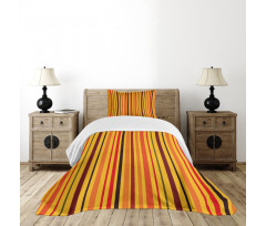 Vibrant Vertical Lines Bedspread Set