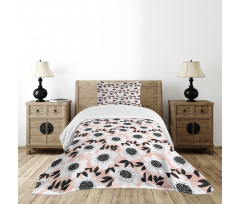 Floral Pastel Soft Bedspread Set