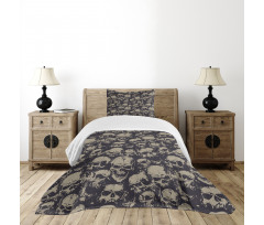 Grunge Scary Evil Bedspread Set