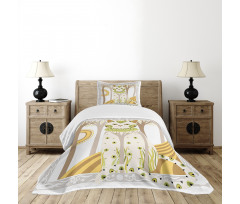 Magic Kitty Ornate Bedspread Set