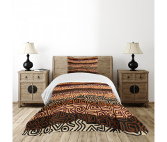 Strikes Pattern Bedspread Set