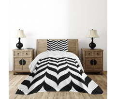 Chevron Retro Bedspread Set