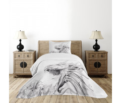 Medieval Myth Sketch Bedspread Set