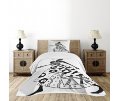 Native Tribal Bedspread Set