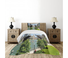 Downtown Chicago Bedspread Set