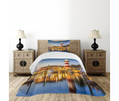 Hilton Head Boats Bedspread Set