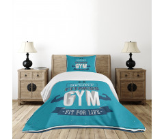 Fit Life Bodybuilding Bedspread Set