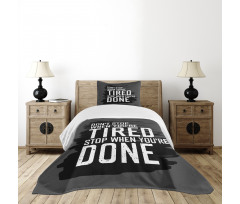 Dont Stop Keep Moving Bedspread Set