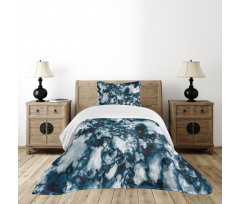 Vintage Nature Painted Bedspread Set