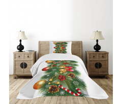 Noel Tree Ornaments Bedspread Set