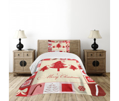 Trees Candy Stars Bedspread Set