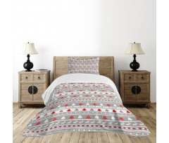 Deer Trees Borders Bedspread Set