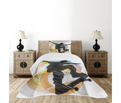 Skater Sketch Art Bedspread Set