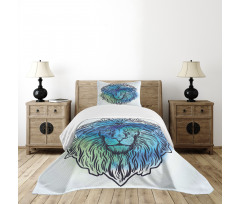 Portrait King of Forest Bedspread Set