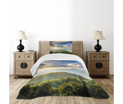 Sunrise Woodland Bedspread Set