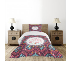 Hipster Tribal Bedspread Set