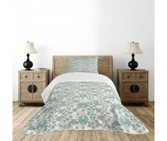 Soft Abstract Circles Bedspread Set