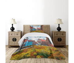 Old City Riga Latvia Bedspread Set